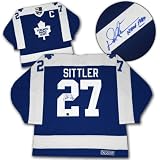 Darryl Sittler Maple Leafs Autographed/Hand Signed Vintage Hockey Jersey