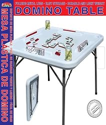 MBR Industries BC-90014 Folding Metal-Leg Dominos Table