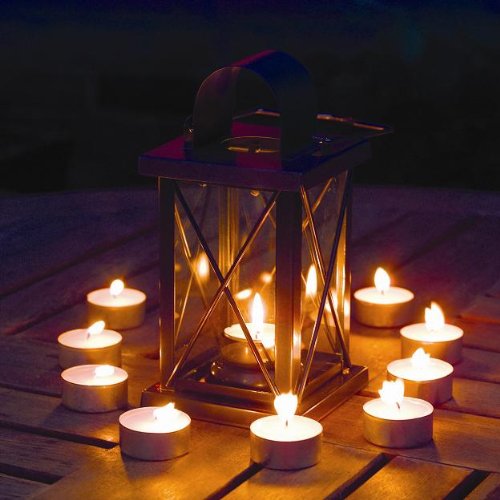 100 CITRONELLA SCENTED GARDEN TEALIGHTS WAX CANDLES NEW The Candle Shop