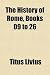 The History of Rome, Books 09 to 26
