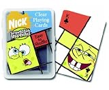 Clear Sponge Bob Playing Cards 100% Plastic - Cartas Plasticas Transparentes de Bob Esponga