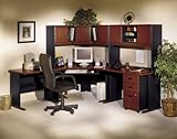 Modular Office Furniture Set - Series A Hansen Cherry Collection - Bush Off ....