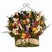 Amelia's Garden Preserved Floral Bow Basket Wall Display