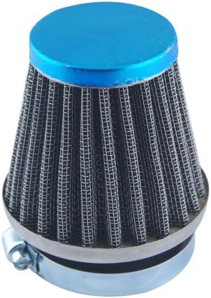 Universal Fit Custom Motorcycle Cruiser Pod Power Performance Air Filter Intake Induction Kit With 52mm Inlet Rubber Connector