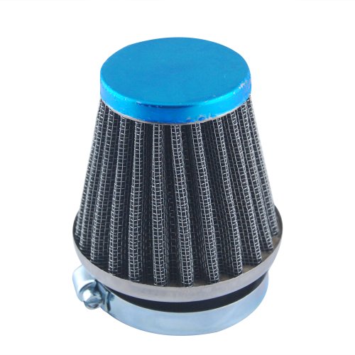 Universal Fit Custom Motorcycle Cruiser Pod Power Performance Air Filter Intake Induction Kit With 52mm Inlet Rubber Connector