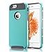 iPhone 6S Case, technext020 Non Slip iPhone 6 6S (4.7) Case Hard Plastic Silicone Protective Case Rubber Bumper Slim Heavy Duty Dual Layer Mint Cover for iPhone 6 (2014) and iPhone 6S (2015)