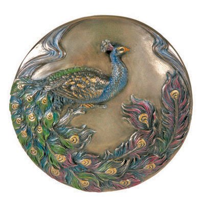 Art Nouveau - Peacock Box - Collectible Fairy Decoration Container