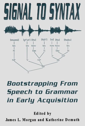 signal to syntax bootstrapping from speech to grammar in early acquisition