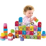 Fisher-Price Little People Builders Stack 'n Learn Alphabet Blocks