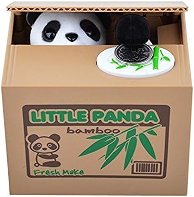 Automated Coin Bank Money Box Cash Box Panda Bank Animation