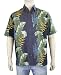 Tommy Bahama 100% Silk Hawaiian Print Shirt Black...