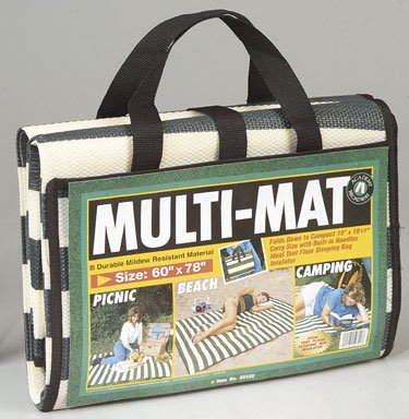 Wenzel Multi Purpose Ground Mat (Dark Green and White Stripes)