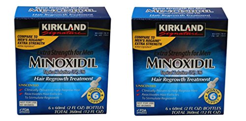 Kirkland Minoxidil 5% Extra Strength Hair Regrowth for Men