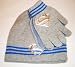 Superman Beanie and Glove Set; Officially Licensed Warner Bros Winter Hat and Mittens Set, Gray and 