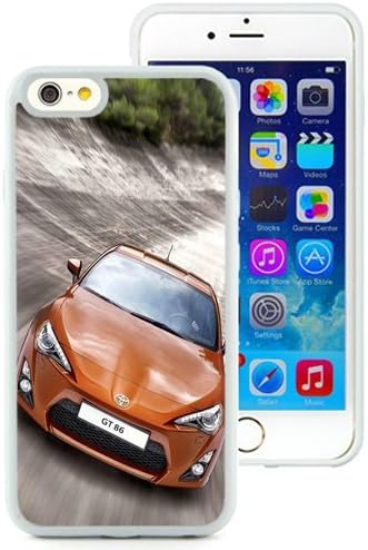 BEIWU iPhone 6 Case,2014 Toyota Gt 86 White Shell Case for iPhone 6S 4.7 Inch,TPU Cover