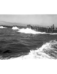 Single Detail Page Misc: New 11x14 Photo: Coast Guard Landing Barges, Lingayen
