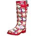 Chooka Women's Hello Kitty Retrospective Rain Boot,Multi,8 M US
