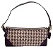 Coach Hamptons Brown Tweed Houndstooth Demi Purse