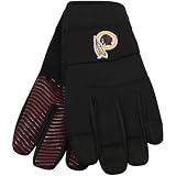 NFL McArthur Washington Redskins Black Deluxe Utility Work Gloves