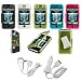Apple iPhone Aircraft Aluminum Metal Case with Full Frontal Touch Screen Protector Shield - Bundled with 12v Rapid Premium Car Charger and Home Travel Wall AC Adapter Charger - Available in 5 Color Choices (Compatible with 1st Generation ONLY)