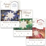 Polish Christmas Cards - Wigilia Wafer (Oplatek), Mixed Set of 3