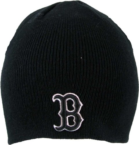 Red Sox Black Beanie Hat/Cap