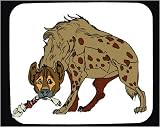 Mauspad mit Dekoration - Knochen, Essen, Hyaene, Saeugetier, Tier