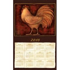 Proud Rooster - Towel 2010 Linen Towel Calendar