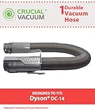 Dyson DC14 Replacement Grey Hose for Dyson Vacuum DC14, Replaces Dyson Part # 908474-01, 908474-37, Designed and Engineered by Crucial Vacuum