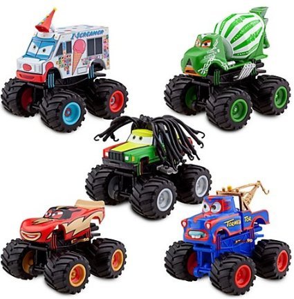 Disney Deluxe Monster Truck Mater Figure Set -- 5-Pc.