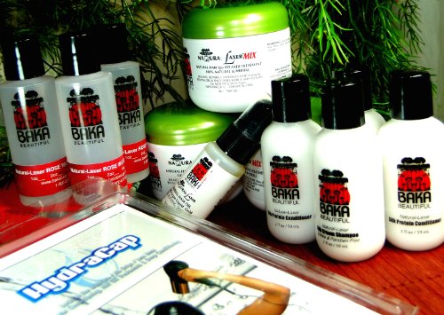 protein in shampoo:Baka Beautiful NATURAL-LAXER MIX 3N1 KIT