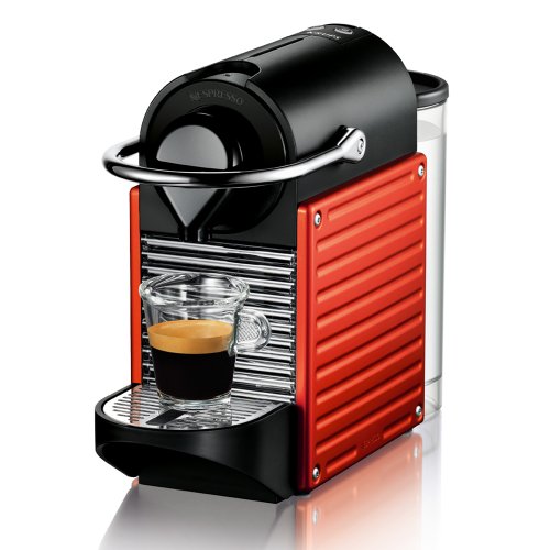  Krups YY1202FD Cafetière Nespresso Pixie Machine à Espresso Rouge Electrique orangé