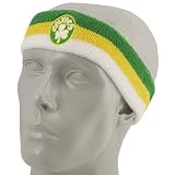 Boston Celtics Team Logo Striped Headband