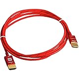 Monoprice 6ft 18Gbps Ultra Slim Series High Performance HDMI&reg; Cable w/ RedMere&reg; Technology - Red