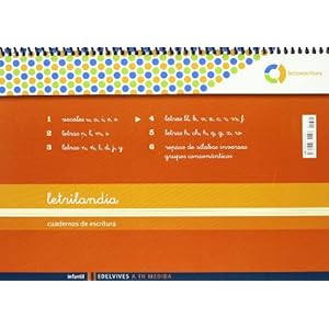 Letrilandia Lectoescritura cuaderno 4 de escritura