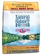Natural Balance Dry Dog Food, Grain Free Limited Ingredient Diet Small Bites Duck and Potato Formula, 12.5 Pound Bag