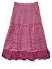 Womans Boho Maxi Skirt Ari Embroidered Long Skirts Pink Shades