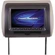 POWER ACOUSTIK HDVD-71CC UNIVERSAL HEADREST MONITOR WITH DVD (7")-POWHDVD71CC