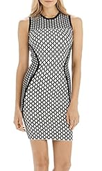 Sexy Polyester/Spandex Summer Sheer Jacquard Floral Print Bodycon Dress/Party Dress 