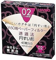 HARIO V60用ペーパーフィルターみさらし 1~4杯用