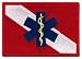 Rescue Diver Flag Embroidered Patch EMT EMS Star of Life Scuba Diving Iron-On Emblem