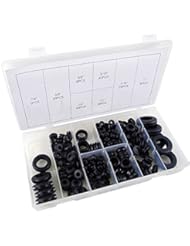 Home Improvement: 180 Pcs Rubber Grommet Assortment Fire Wall Firewall 8 Sizes Hole Plug w/Case HD - ARKSEN