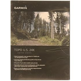 Garmin US TOPO! 24K Topographical Maps of Washington and Oregon (microSD/SD Card)