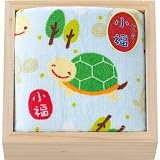 和木愛々 たおるはんかち1枚(木箱入) かめ