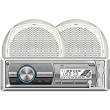 Dual Mcp100 55-watt X 4 Marine Mechless Receiver With 6.5 Speakers