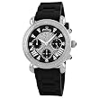 JBW-Just Bling Womens JB-6242-A "Victory" Sport Silver Black Designer Silicone Diamond Watch