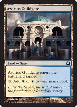 Magic: the Gathering - Azorius Guildgate (237) - Return to Ravnica On Sale