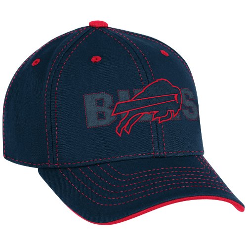 NFL Boy's End Zone Youth Structured Adjustable Hat - NE08B (Buffalo Bills, Youth 4-7)