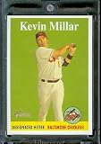 2007 Topps Heritage Baseball Card # 279 Kevin Millar Baltimore Orioles - Mint Condition - In Protective Display Case
