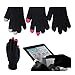 2 Pairs Solid Color Touch Screen Texting Magic Gloves Smartphone Tablet Gift.